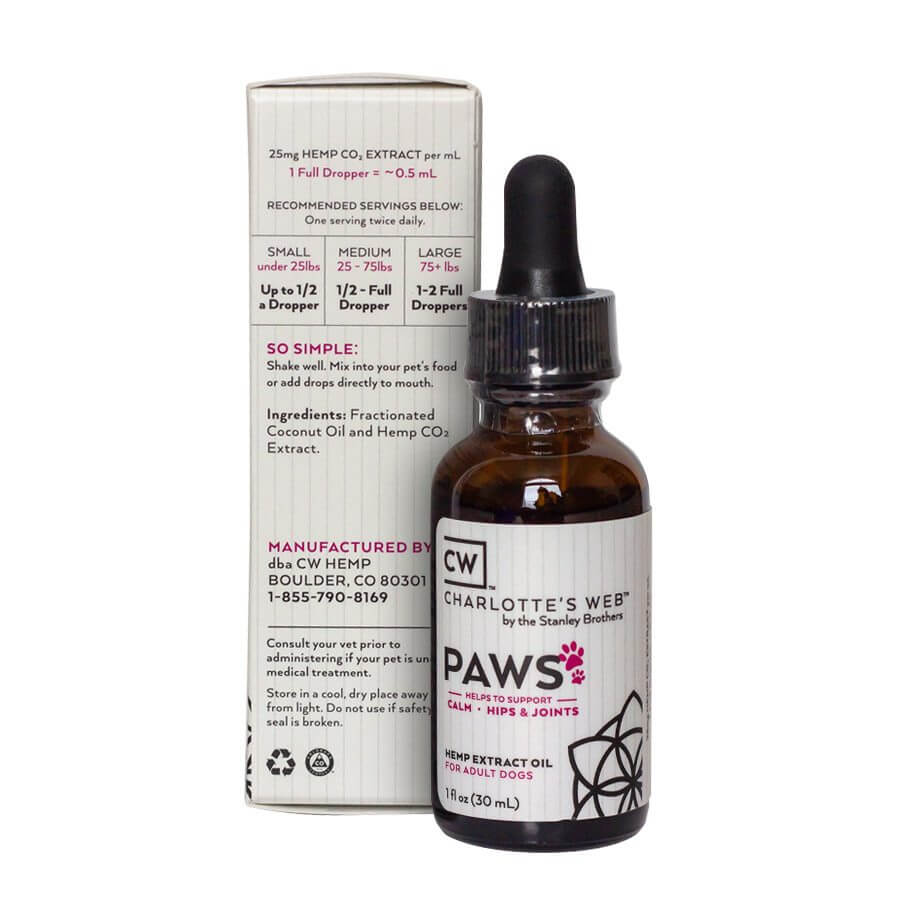 Charlotte’s Web – Paws Hemp Extract for Dogs