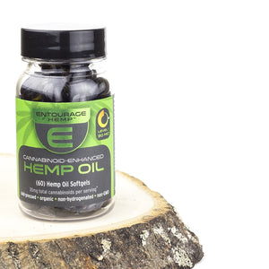 Entourage – Hemp Cannabinoid Capsules 60 Count (900mg CBD)