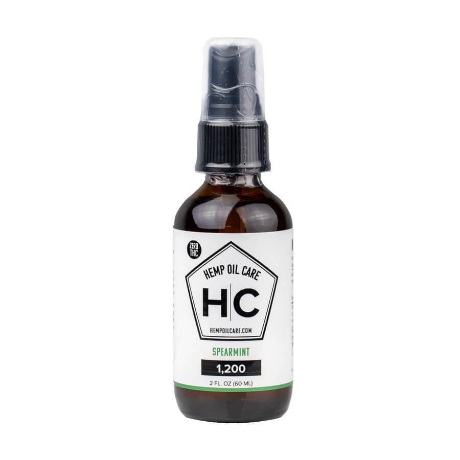 Hemp Oil Care – THC-Free CBD Oil 2oz (1200mg CBD)