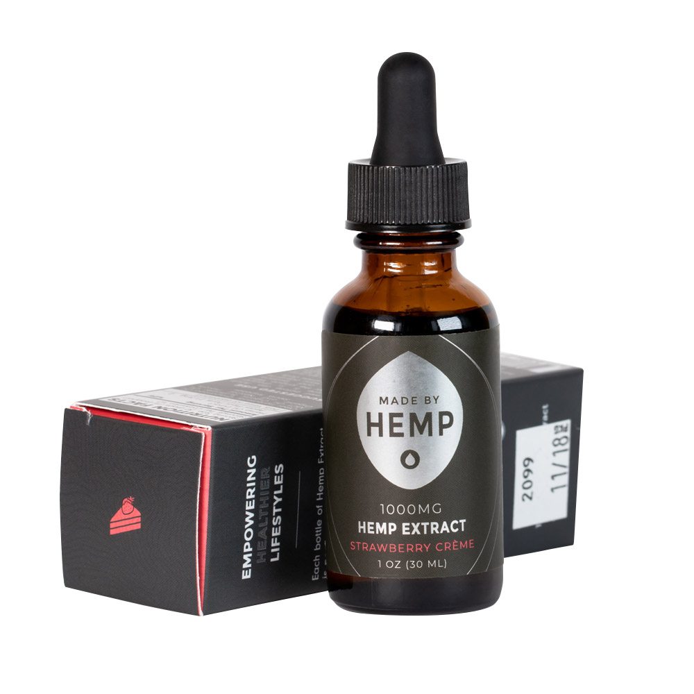 Made by Hemp – Hemp Extract Tincture (1oz, 1000mg CBD)